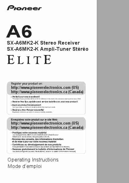 Pioneer Stereo Receiver SX-A6MK2-K-page_pdf